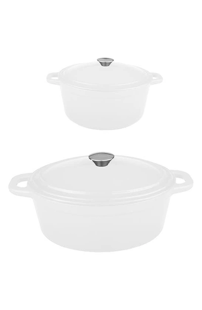 Berghoff Neo 4-piece Stockpot Set In White