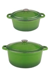 Berghoff Neo 4-piece Stockpot Set In Green