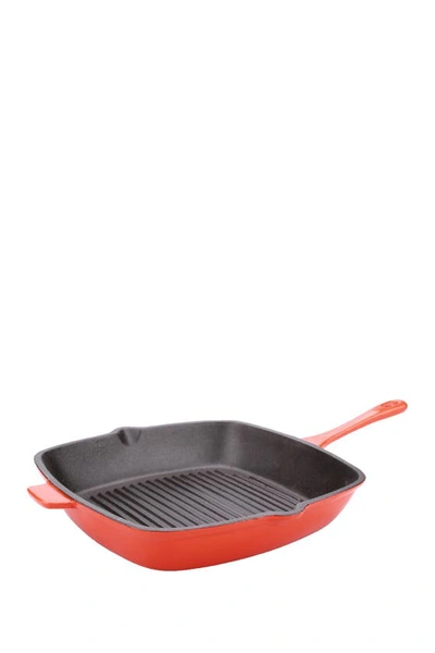 Berghoff Cast Iron Orange 10" Grill Pan