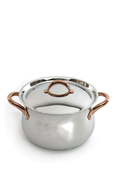 Berghoff Ouro Gold 9.5" Dutch Oven With Lid In Silver