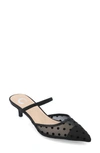 Journee Collection Allana Pointed Toe Pump In Black
