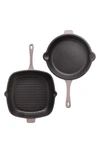 Berghoff Neo Enameled Cast Iron 3-piece Set In Grey