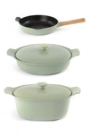 Berghoff Neo Enameled Cast Iron 5-piece Set In Green