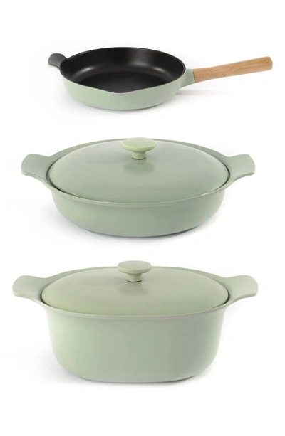 Berghoff Neo Enameled Cast Iron 5-piece Set In Green
