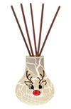 Home Essentials And Beyond Prancer 4.75" Jumbo Led Reed Diffuser In White