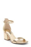 Vince Camuto Margry Ankle Strap Block Heel Sandal In Egyptian