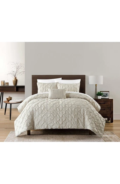 Chic Bradley Diamond Tufted 8-piece Comforter Set In Beige