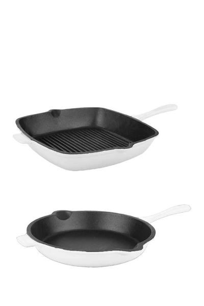 Berghoff White Neo 2-piece Cast Iron Pan Set