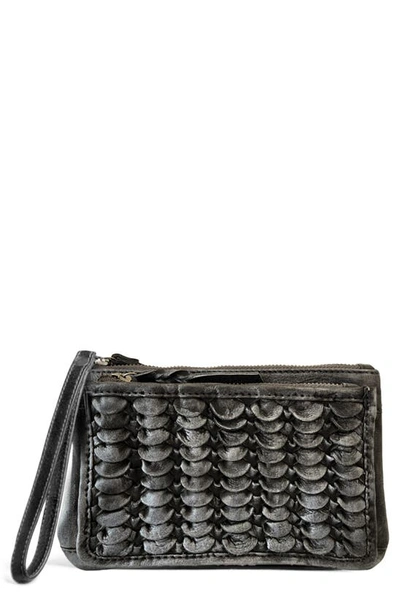 Day & Mood Hadia Leather Clutch In Black