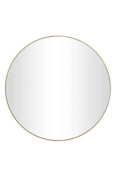 Vivian Lune Home Gold Wood Wall Mirror With Thin Frame