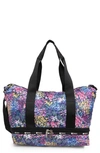 Lesportsac Dakota Medium Deluxe Overnight Bag In Soho Gardens