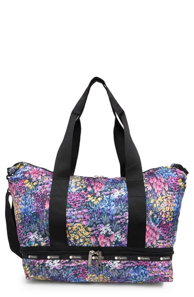 Lesportsac Dakota Medium Deluxe Overnight Bag In Soho Gardens