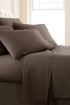 Southshore Fine Linens Vilano Springs Extra Deep Pocket Sheet Set In Chocolate Brown