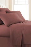 Southshore Fine Linens Vilano Springs Extra Deep Pocket Sheet Set In Marsala