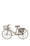 Sonoma Sage Home Bronze Vintage Bicycle Planter In Silver