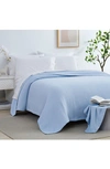 Southshore Fine Linens Milton Cotton Luxury Blanket In Blue