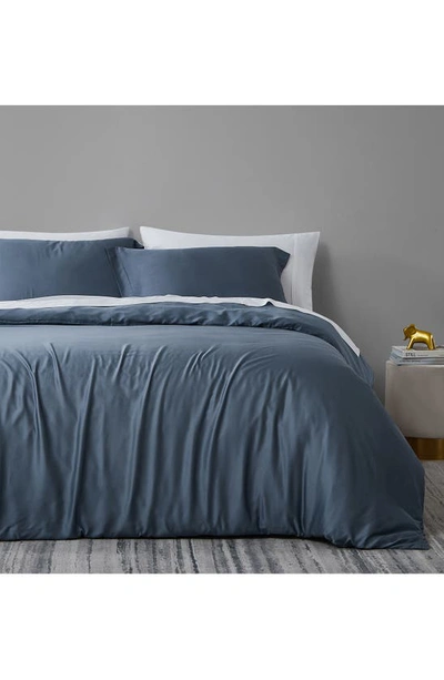 Southshore Fine Linens Premium Luxury Viscose From Bamboo Duvet Cover Set In Blue