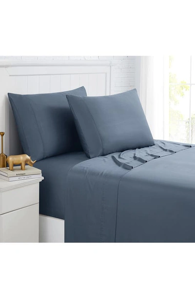 Southshore Fine Linens Premium Luxury Viscose From Bamboo Sheet Set In Steel Blue