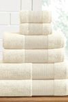 Modern Threads Air Cloud 6-piece Towel Set In Ivory