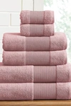 Modern Threads Air Cloud 6-piece Towel Set In Pink