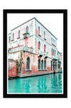 Wynwood Studio Wynwood 'venezia' Framed Wall Art In Pink