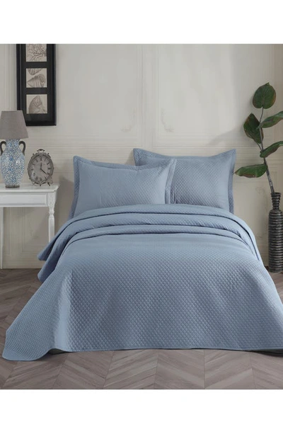Enchante Home Quilted Bedspread Set In Blue