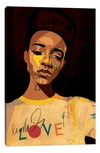 Icanvas Hannah Ii By Dai Chris Art Canvas Wall Art In Black