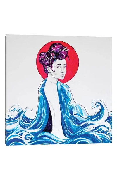 Icanvas Yume Art Print By Marc Allante, 12"x12" In Blue