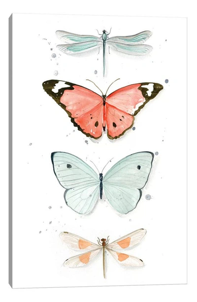 Icanvas Summer Butterflies I Canvas Artwork By Jennifer Paxton Parker, 26"x18" In Green