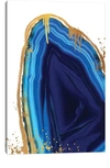 Icanvas Aurora Decadence Canvas Artwork By 5by5collective Canvas Artwork, 18"x12" In Blue