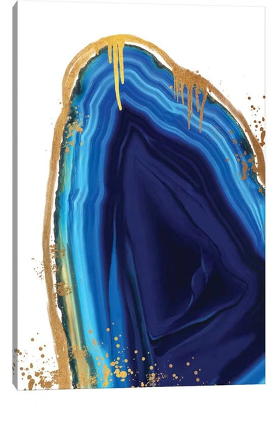 Icanvas Aurora Decadence Canvas Artwork By 5by5collective Canvas Artwork, 18"x12" In Blue
