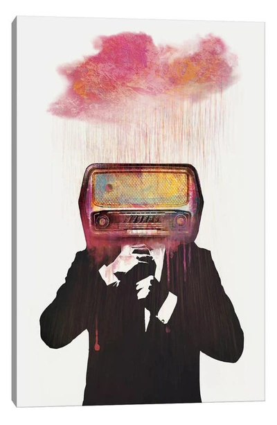 Icanvas Radiohead By Dániel Taylor Canvas Wall Art In Black
