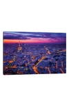Icanvas Paris I By Juan Pablo De Miguel Canvas Wall Art In Purple