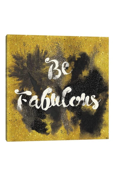 Icanvas Glitter And Gold I.a By Jess Aiken Canvas Wall Art In Yellow