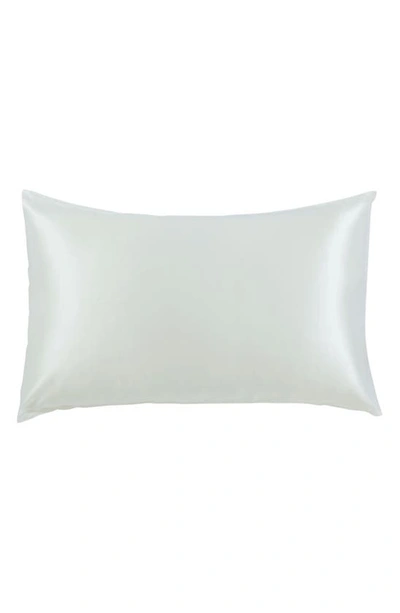 Melange Home 100% Pure Mulberry Silk Pillow Case In Ivory