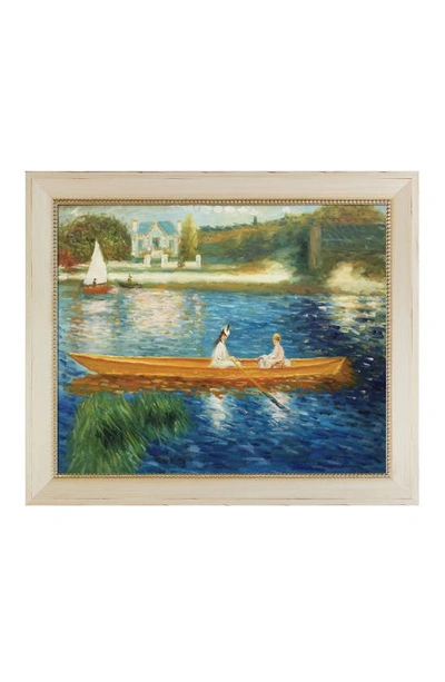 Overstock Art 'boating On The Seine' By Pierre-auguste Renoir Framed Oil Painting Reproduction In Multi