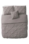 Vcny Home 4-piece Carmen Bedding Set In Grey