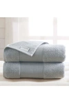 Modern Threads Air Cloud 2-pack Oversized Bath Sheet In Gray