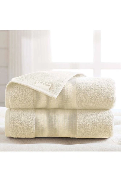 Modern Threads Air Cloud Oversized Bath Sheet In Ivory