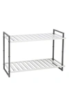 Honey-can-do Stackable Clear Plastic Shoe Box Storage In Grey