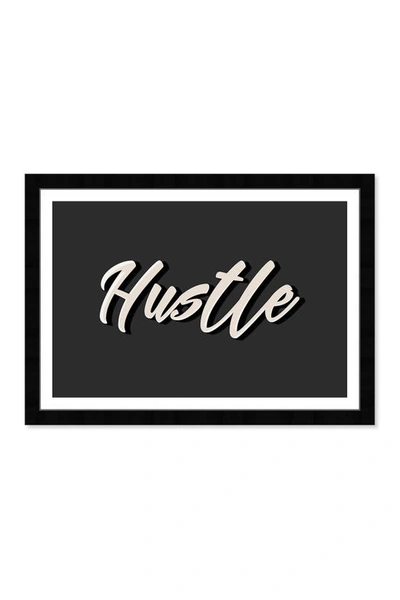 Wynwood Studio Hustle Type Framed Wall Art In Black