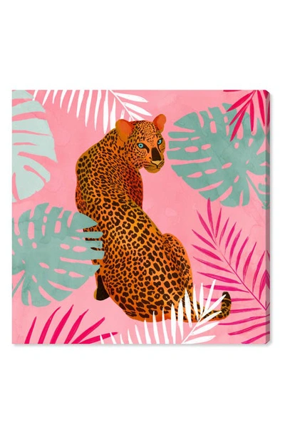 Wynwood Studio Canvas 'pink Cheetah' Wall Art