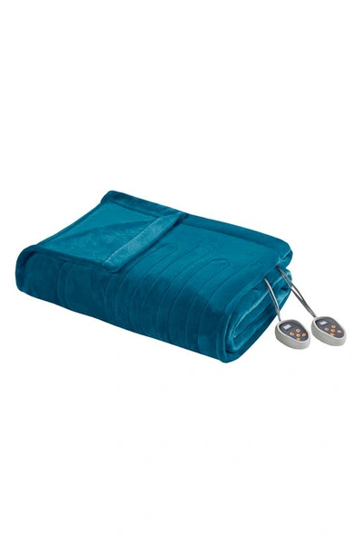 Beautyrest Heated Blanket In Blue
