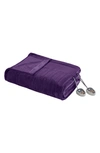 Beautyrest Heated Blanket In Purple