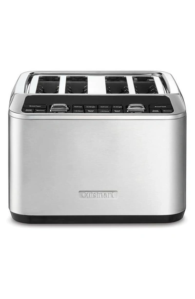 Cuisinart 4-slice Motorized Toaster In Stainless Steel