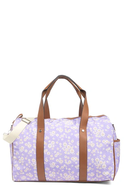 Madden Girl Printed Duffle Bag In Purple Floral ModeSens