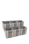 Sorbus Foldable Storage Cube Basket Bin In Black