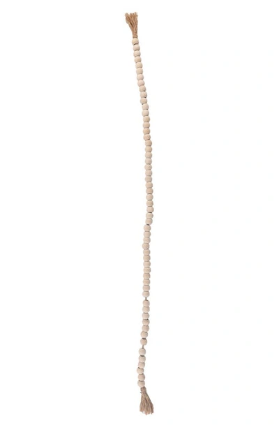 Flora Bunda Y Decorative Bead Strand In Natural