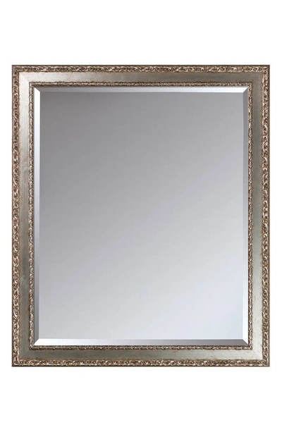 Overstock Art Versailles Silver Salon Framed Mirror In Multi