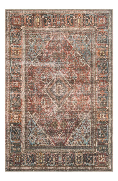 Loloi Loren Rug In Brick / Midnight